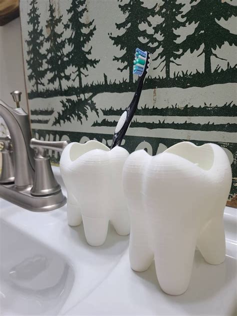 Tooth Toothbrush Toothpaste Holder. Great Gift for Your Dentist's ...