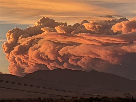 Pyrocumulus cloud from last night's fires. Shot from Arvada, looking northwest. No filters. : r ...