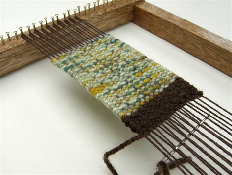 Beautifully Made Weaving Loom Oak Finish Loom Make Your