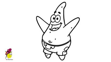 Happy patrick in spongebob - How to draw Spongebob Patrick - YouTube