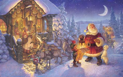 Santa at the North Pole — The Art of Scott Gustafson