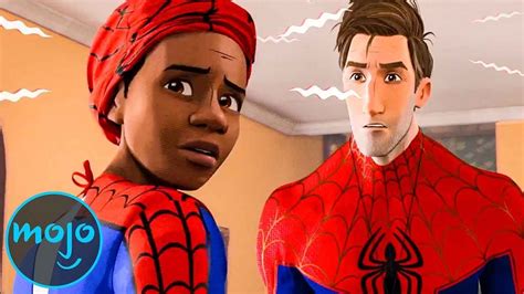 Top 10 Spider Man: Into the Spider-Verse Moments - YouTube