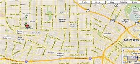 La Brea Tar Pits Map - Maping Resources