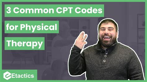 3 Common CPT Codes for Physical Therapy - YouTube