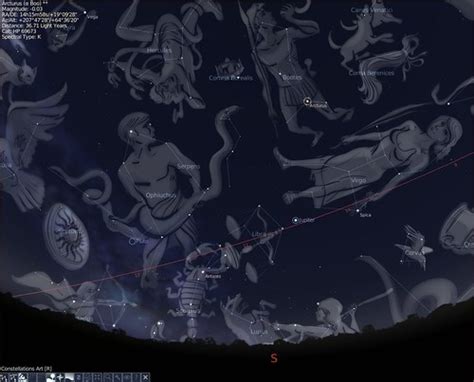 Stellarium Constellation Art | Screen shot from Stellarium 0… | Flickr