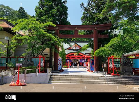 Aoba Shrine at Sendai Castle Ruins Stock Photo - Alamy