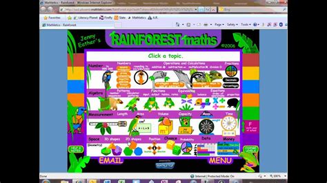 Mathletics 4 Games, Toons and Rainforest Maths - YouTube