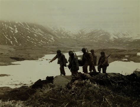 Lot-803-35 | American soldiers, Attu island, Aleutian islands