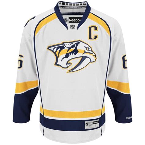 Reebok Shea Weber Nashville Predators Premier Player Jersey - White ...