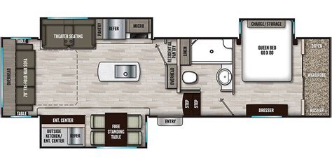 2023 Coachmen Chaparral 298RLS (Fifth Wheel) Specs & Features | Ancria RV