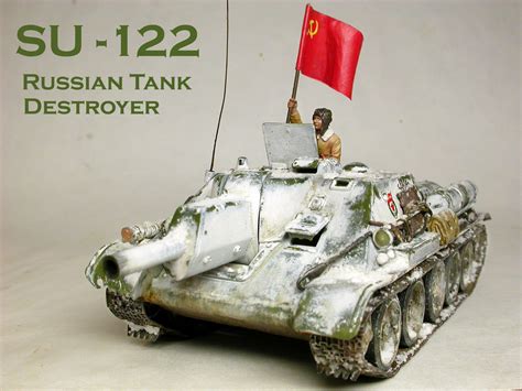 SU - 122 Russian Tank Destroyer Esc. 1/35 | Russian tanks, Tank, Tank destroyer