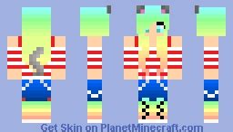 Anime Cat Girl Minecraft Skin