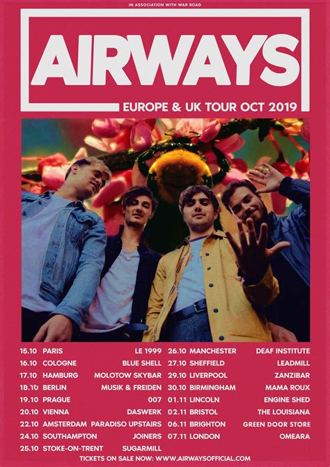 Airways Announce European Tour - All Things Loud