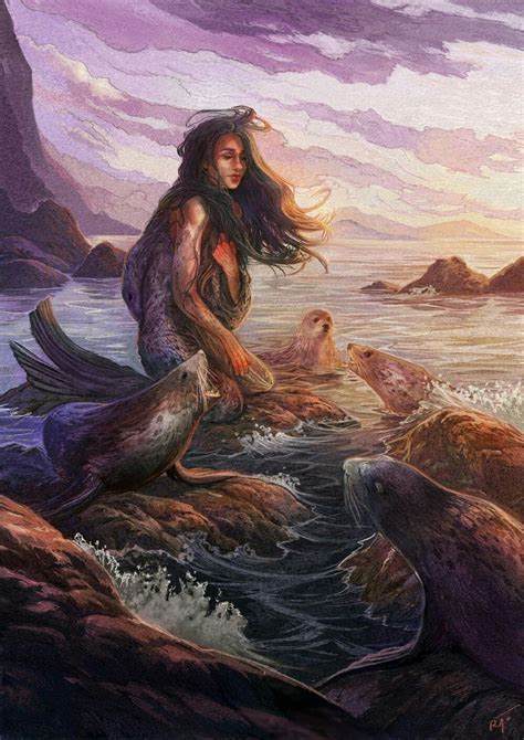 Selkies | Mermaid art, Mythological creatures, Mermaids and mermen