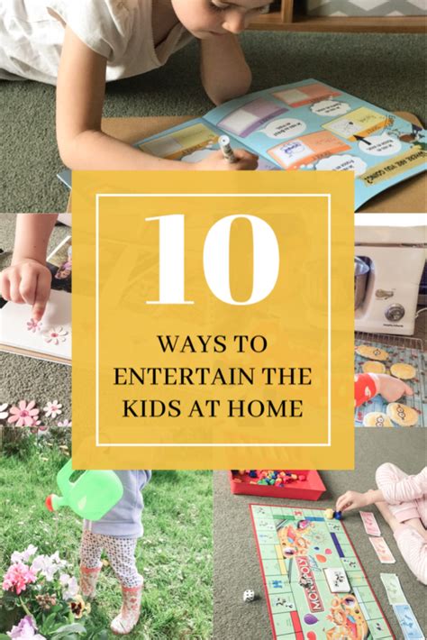 10 ways to entertain the kids at home - Little Miss Eden Rose