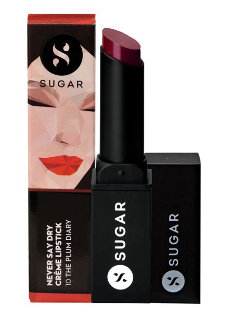 SUGAR Cosmetics Never Say Dry Crème Lipstick - 10 The Plum Diary ...