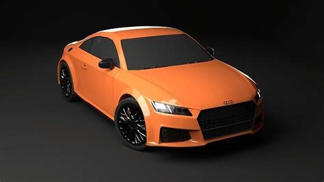 Audi TT RS game-ready model free VR / AR / low-poly 3D model | CGTrader