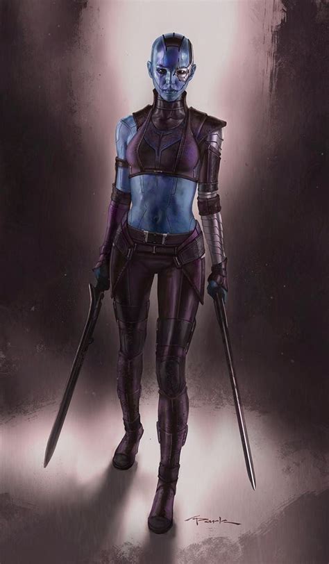 Fashion and Action: Nebula "Guardians of the Galaxy" Concept Art by ...