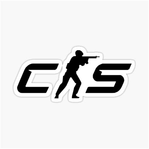 "Counter-Strike 2 Logo (Black) (High Res) CS2" Sticker for Sale by ...