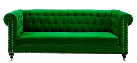 Hanny Green Velvet Sofa from TOV (S42) | Coleman Furniture