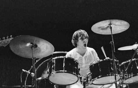 Keith Moon Playing The Drums #1 by Bettmann