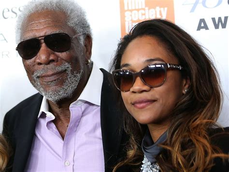 Morgan Freeman Brings His Granddaughter to Chaplin Awards Gala