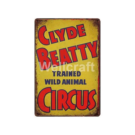 Vintage Circus Metal Wall Art Signs (Mix & Match) in 2020 | Wall art sign, Metal wall art, Funky ...