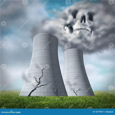 Nuclear Reactor Meltdown Stock Image | CartoonDealer.com #18770977