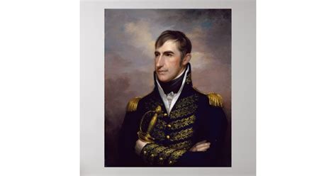 WILLIAM HENRY HARRISON Portrait by Rembrandt Peale Poster | Zazzle