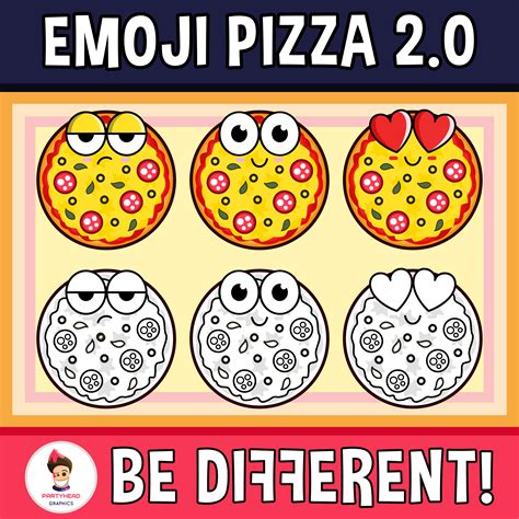 Emoji Pizza Faces Clipart (2.0) | Clip art, Emoji, Emoji clipart