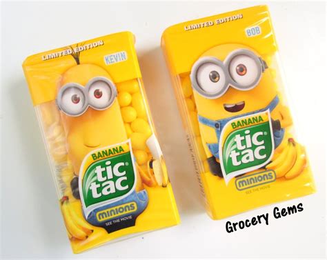 Grocery Gems: Review: Limited Edition Tic Tac Minions - Banana Flavour