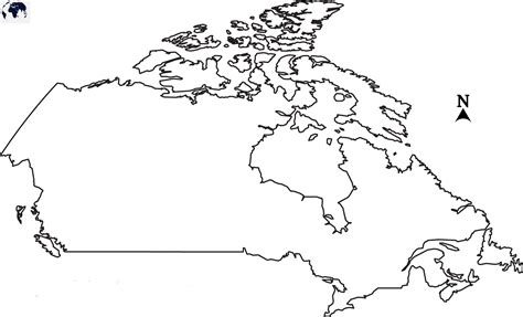 Printable Blank Canada Map Pdf
