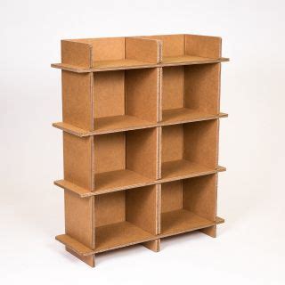 Cardboard Double Shelf | Chairigami | Cardboard furniture, Cardboard ...