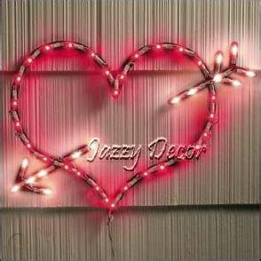 VALENTINE LIGHTS HEART ARROW WINDOW OUTDOOR DECORATION | #45987115