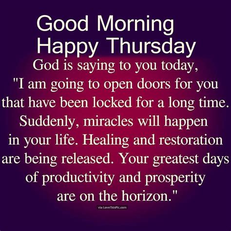 Spiritual Thursday Blessings Quotes And Images - ShortQuotes.cc