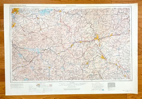 Topographic Map Of East Tennessee