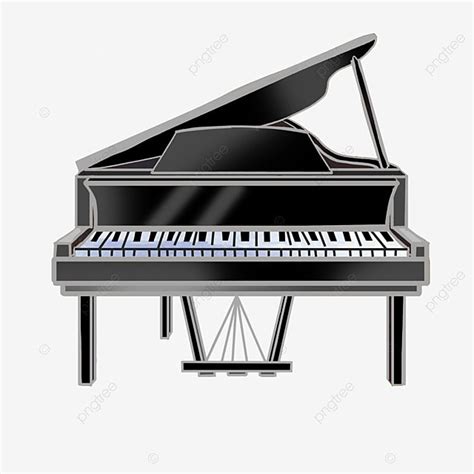 Diseño De Elementos De Dibujos Animados Para Piano PNG ,dibujos Piano ...