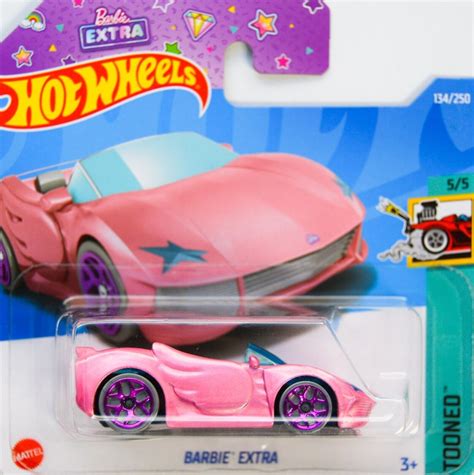 Hot Wheels Barbie Extra Pink HW Tooned Perfect Birthday Gift Miniature Collectable Model Toy Car ...