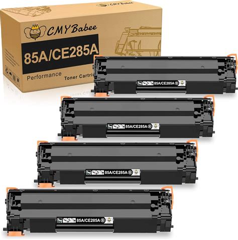 CMYBabee Compatible Toner Cartridges Replacement for HP 85A CE285A P1102W Toner for HP Laserjet ...