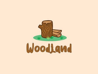 WoodLand Logo | Minimal Logo Design by Nazmul Hossan | Freelance Logo & Brand identity Designer ...