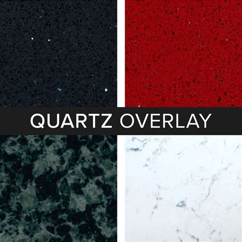 You can overlay your existing worktops with quartz for a stunning aesthetic of granite or marble ...