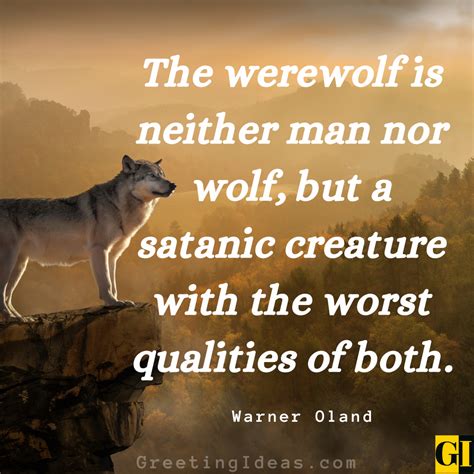 15 Best Werewolf Quotes, Sayings and Proverbs