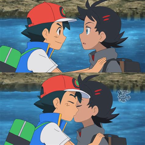 Thanks to Mai for this (which we all want to see sooner or later). Please Ash just kiss him ...