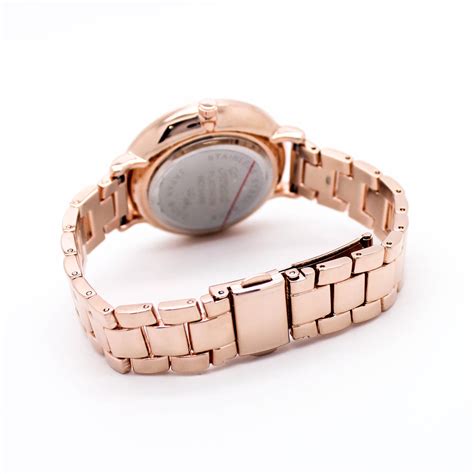 Crystal bezel metal watch - Imsmistyle