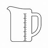 Measuring Cup Coloring Pages sketch template
