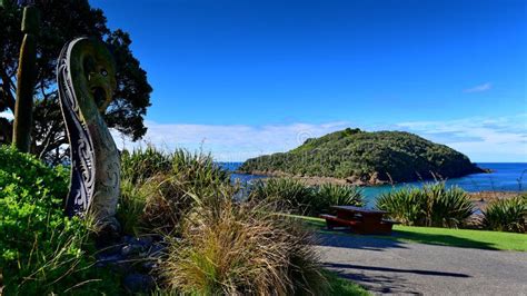 Goat Island Marine Reserve, Popular for Snorkeling in New Zealand Stock Photo - Image of coast ...