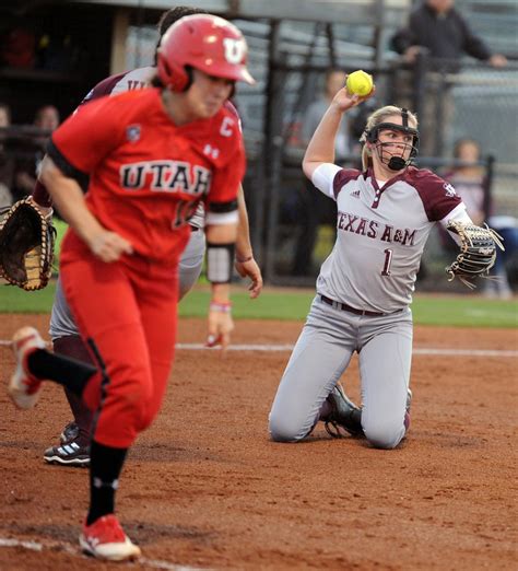 Texas A&M softball team splits two games at home tournament | Softball ...