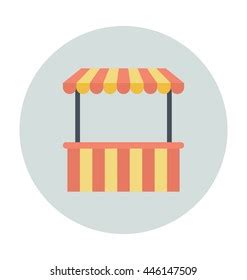 Kiosk Vector Icon Stock Vector (Royalty Free) 446147509 | Shutterstock