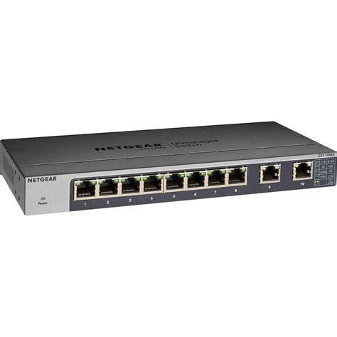 Netgear GS110MX 8-Port Gigabit Unmanaged Switch GS110MX-100NAS