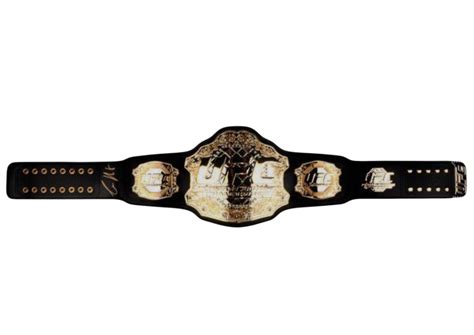 Conor McGregor MMA Autographed Black UFC Championship Fight Belt ...